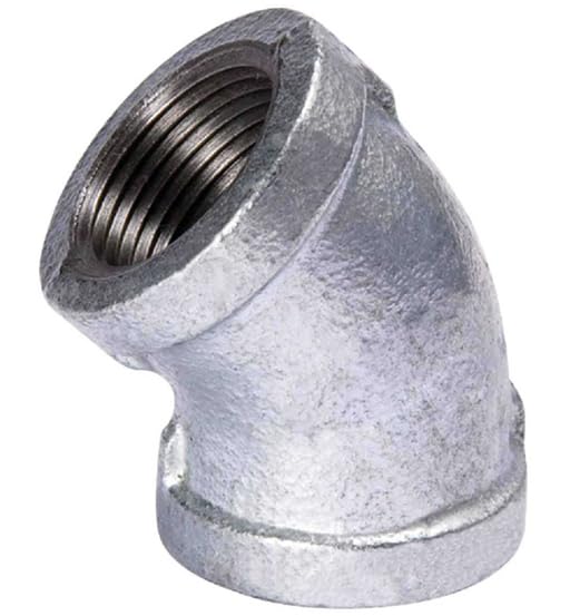 Gi Pipe Fittings Heavy-Duty GI Pipe Fittings – Corrosion-Resistant Galvanized Iron Connectors for Plumbing, Irrigation & Industrial Use (ELBOW, 1