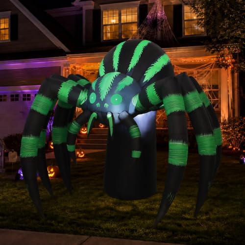 7 FT Long Halloween Inflatable Spider Outdoor Decoration - image 3