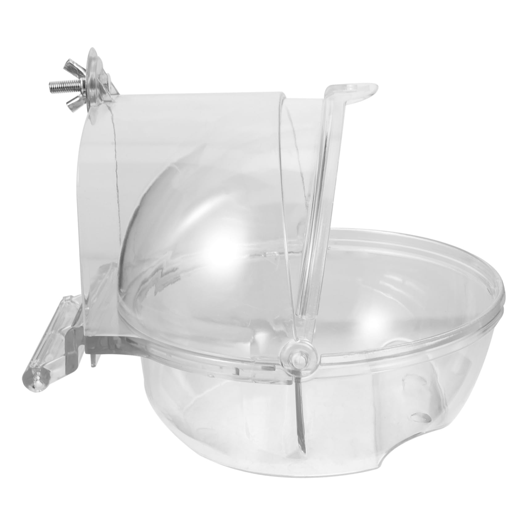 POPETPOP 3 Pezzi Vasca da Bagno Sospesa per Uccelli Pappagallo Bagno per Uccelli per Gabbia Riutilizzabile Plastica Sicura Divertimento Bagno