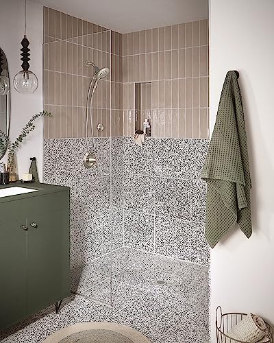 Image of Moen 186117BN Remote Dock for Magnetix Handshowers with Included Wall Bracket or Permanent Waterproof Adhesive Options, Brushed Nickel