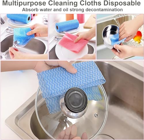Generic Reusable Kitchen Towel Roll (Pack of 1) – 80 Sheets - Image 7