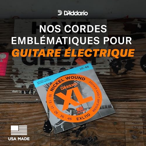 Cordes D'Addario EXL110-10P regular light lot de 10 - 2