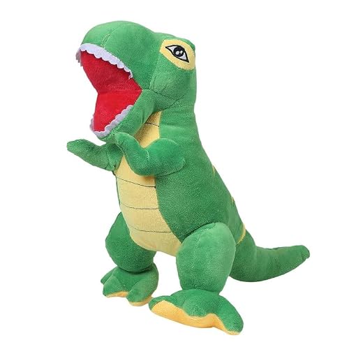 TeddyTwist Super Soft Plush Stuffed Dinosaur Toy for Kids, Girls and Boys Cuddly & Safe Gifting Item Occasion for Birthdays and Valentine's Day Green (35 cm)