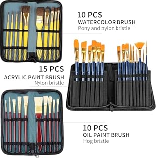 149Pcs Deluxe Artist Painting Set with Aluminum and Beech Wood Easel, 48 Colors Acrylic & Oil Paints, 24 Colors Watercolor Paints, Art Paint Supplies for Artists, Beginner & Adults