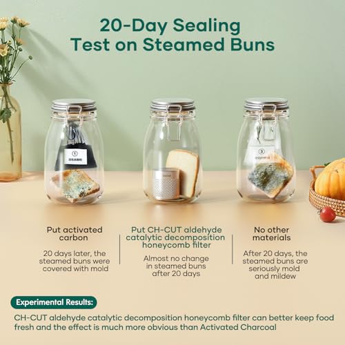 Desodorizador de geladeira dura 10 anos, eliminador de odores de refrigerador, tamanho de viagem, re