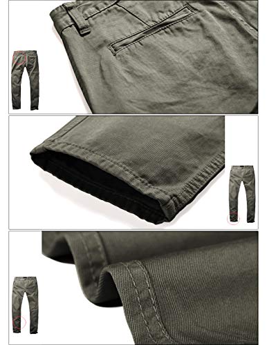 Image of Match Mens Regular-Fit Casual Flat Front Chino Pants