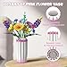 aphpaio Vase for 10347 10280 10328 10342 Flower Bouquet Building Decoration Set and Artificial Flowers, for Valentines Day for Her and Girls Adults, Vase Only