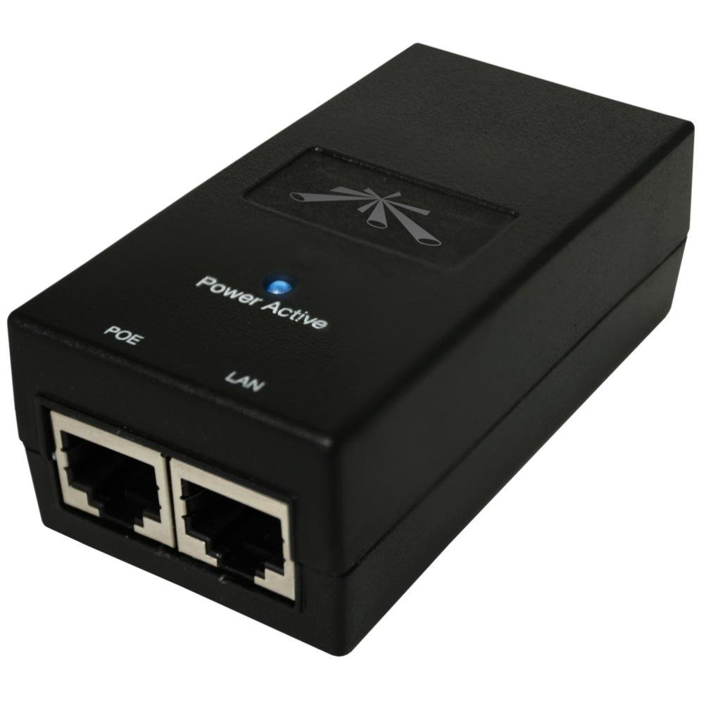 Ubiquiti adattatore PoE, bianco (POE-24-12W) [compatibile con molti dispositivi PoE], POE 24-12W