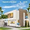 WESECUU Light Bulb Security Camera -5G& 2.4GHz WiFi 2K Security Cameras Wireless Outdoor Motion Detection and Alarm,Two-Way Talk,Color Night Vision,Human Detection, Bulb Camera Compatible with Alexa #1