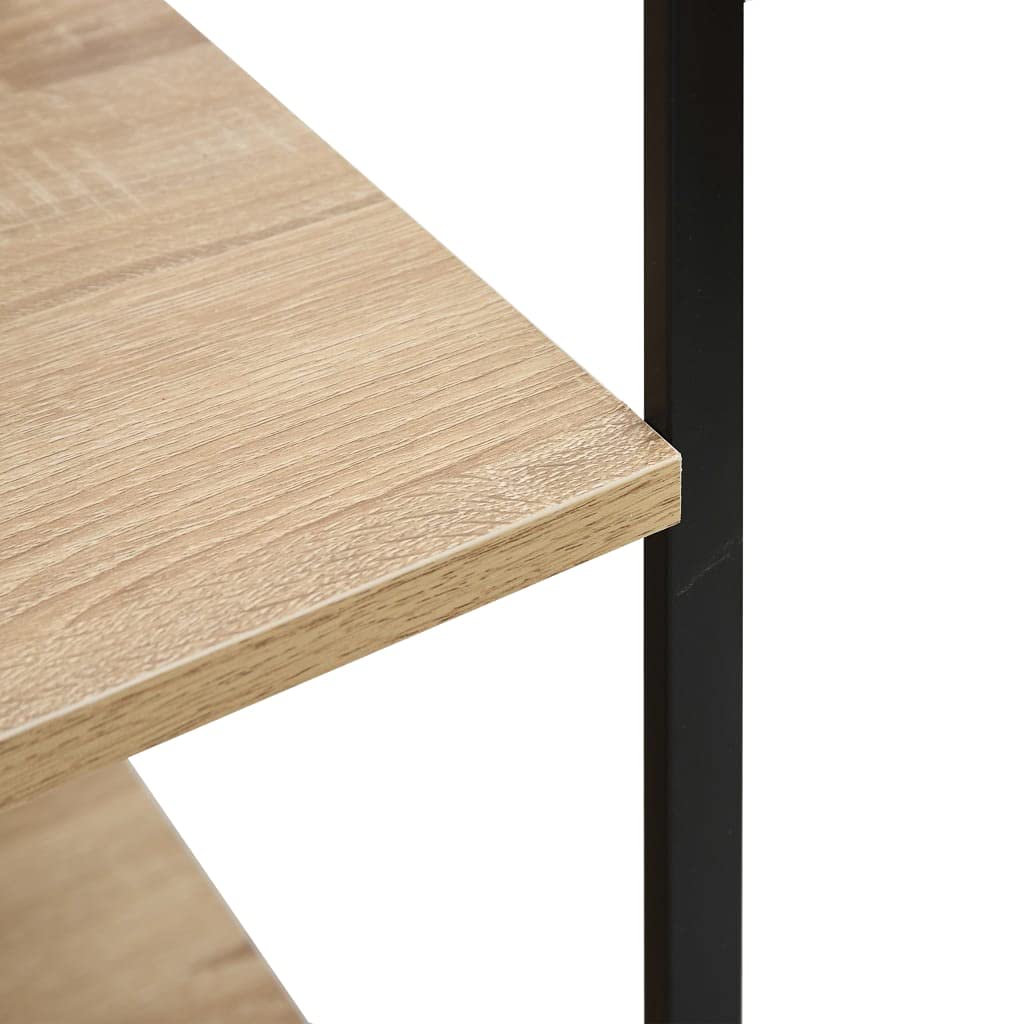 Mikrowellenregal Schwarz Eiche 60x39,6x123 cm Holzwerkstoff,Heim & Garten,Küche & Esszimmer,Küchenhelfer & -utensilien,Küchenorganizer,Küchenutensilienhalter & -ablagen,Schwarz,11 kg-288239