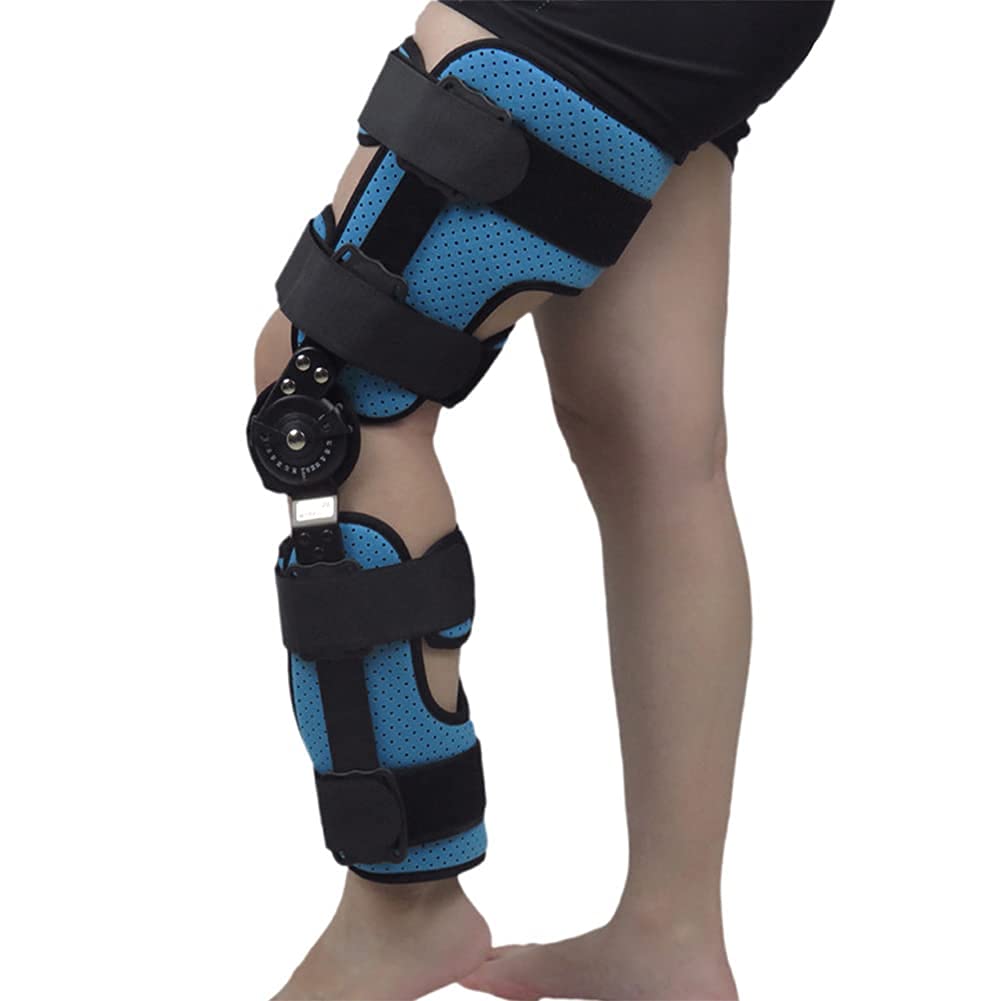 Rodillera con Bisagra, Órtesis De Rodilla con Bisagra, Rodilleras Postoperatorias Ajustables, Estabilizador De Rótula para Ligamentos Cruzados Anteriores (Lca), Ligamento,Left