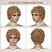 beauty proya Short Pixie Cut Human Hair Wigs Blonde Color Glueless Human Hair Wigs For Black Women Pre Plucked 3”Short Curly Human Hair Wigs With Bangs