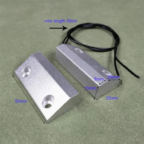 Image of Gebildet Rolling Door Contact Magnetic Reed Switch Alarm with 2 Wires for NC. Applications MC-56