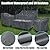 SIRUITON Patio Furniture Covers 4 Piece Set, Outdoor Furniture Cover , Patio Furniture Set Covers, Heavy Duty Oxford Durable Waterproof Fabric, Fit for Chairs, Couch, Coffee Table-XX-Large, Grey