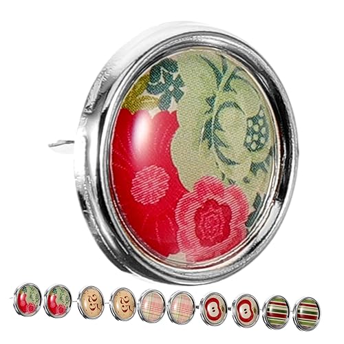 DOITOOL 100Pcs Mini Brads Colorful Metal Fasteners for Crafts Smooth Edges DIY Accessories for Scrapbooking Photo Albums and Handmade Projects Safe