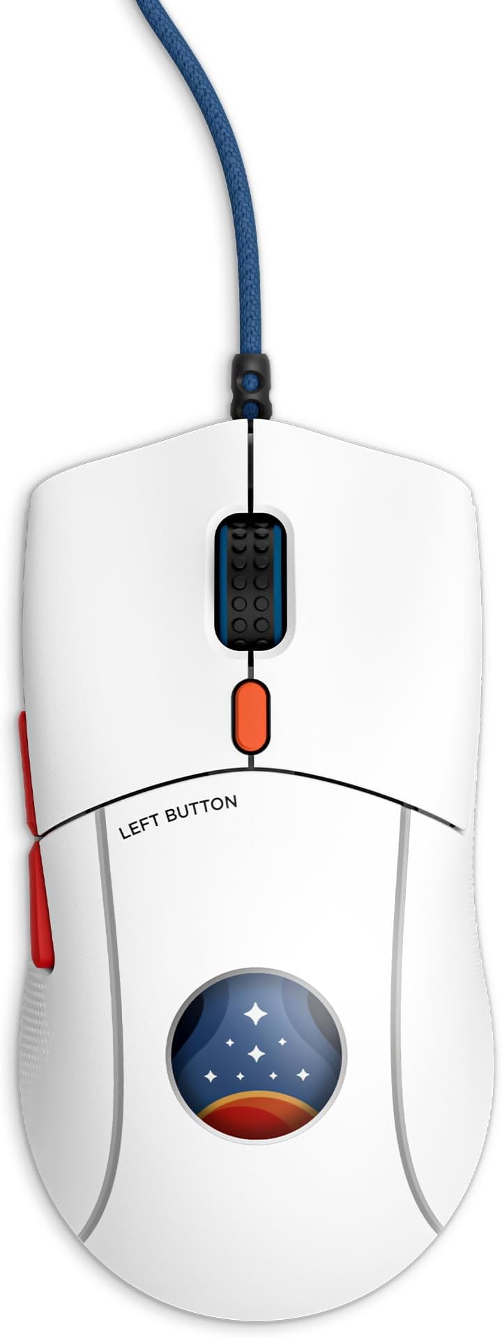 NZXT Lift 2 Starfield | Lightweight Symmetrical Wired Gaming Mouse | Lightweight 58g Design | 8K Polling Rate | Optical Switch | 26K DPI Optical Sensor | 100% PTFE Feet | Starfield Design
