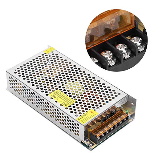 Image of DC12V Switch Power Supply Driver Adapter Aluminum Alloy Transformer for LED Lights and Electronic Devices(S-200-12（12V /16.7A /200W） AC110 /220V±15%)
