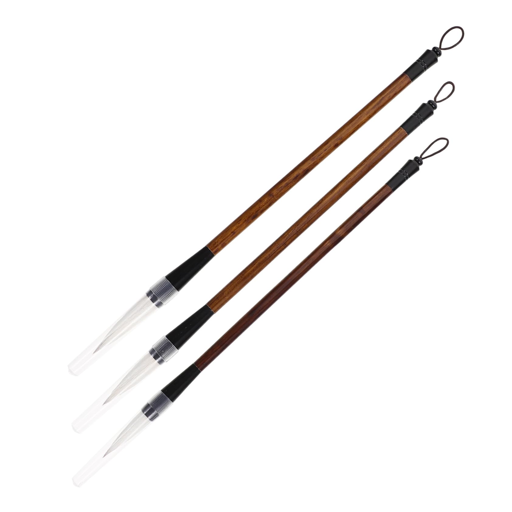 HONMEET Calligraphy Brush Set 3pcs Writing Brush Pens Writing Tools Beginner-friendly Traditional Chinese Style