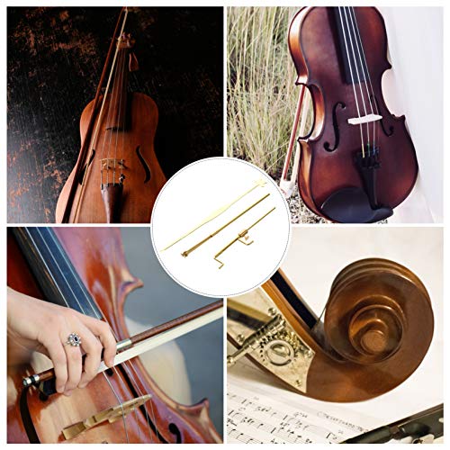 EXCEART Conjunto de Ferramentas de Luthier de Violino de 3 Peças Conjunto de Sonda Medidor Medidor G