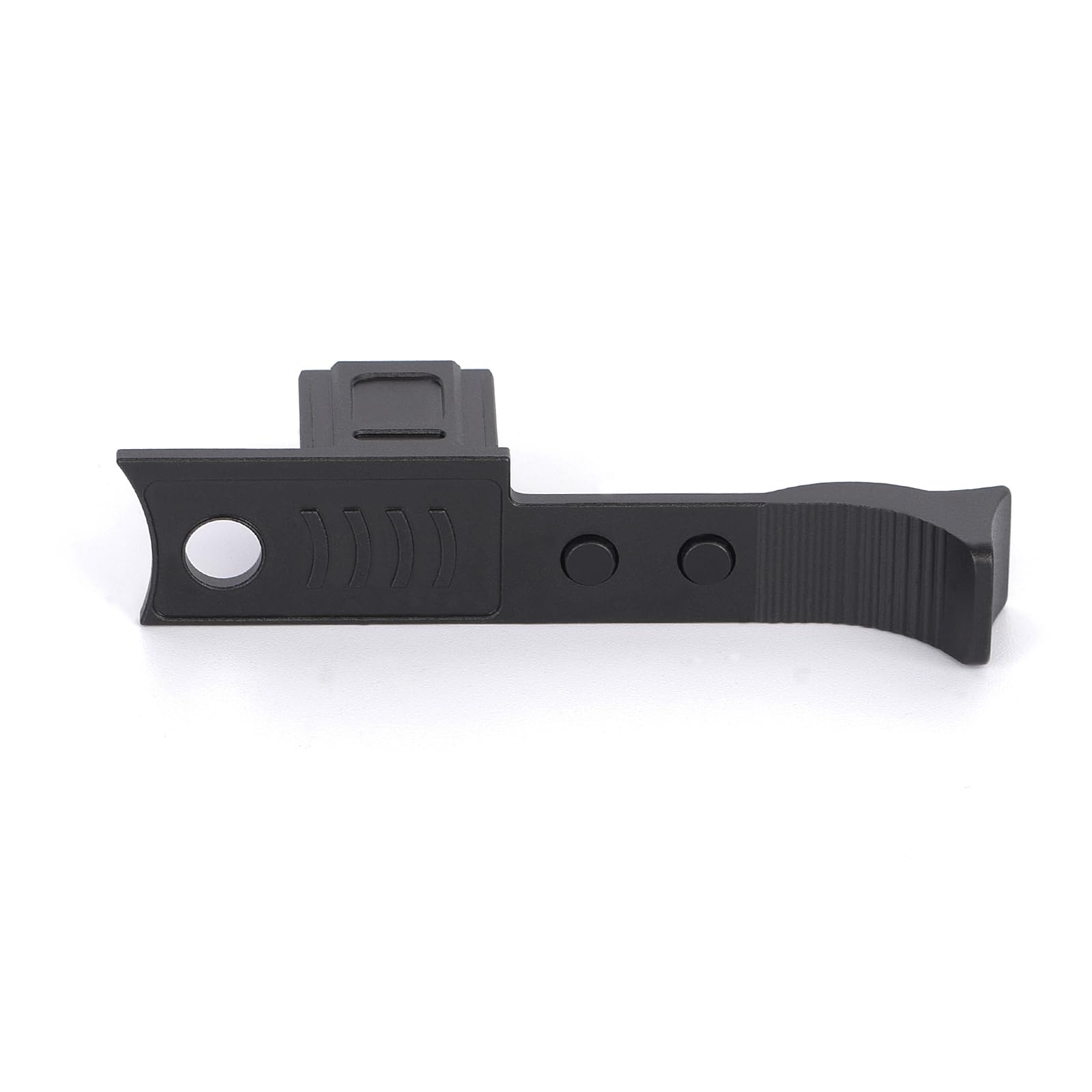 Poignée de pouce en métal pour Leica Q3 Q2, repose-pouce vers le haut avec capuchon de protection pour appareil photo Leica Q3/Q2, meilleur équilibre et prise en main sûre confortable (noir)