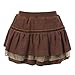 Richie House Girl's Fashion Skirt with Flower and Velvet Tape RH1259-1/2
