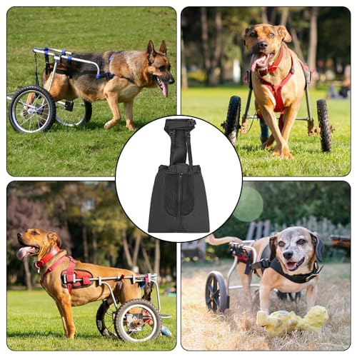 DONGKER Hunde Schlepptasche, 1 Stuck Langlebig Hunde Schleppsack für behinderte/gelähmte Hunde | Schützt Gliedmaßen | Strapazierfähiges Nylon | Atmungsaktiv und bequem