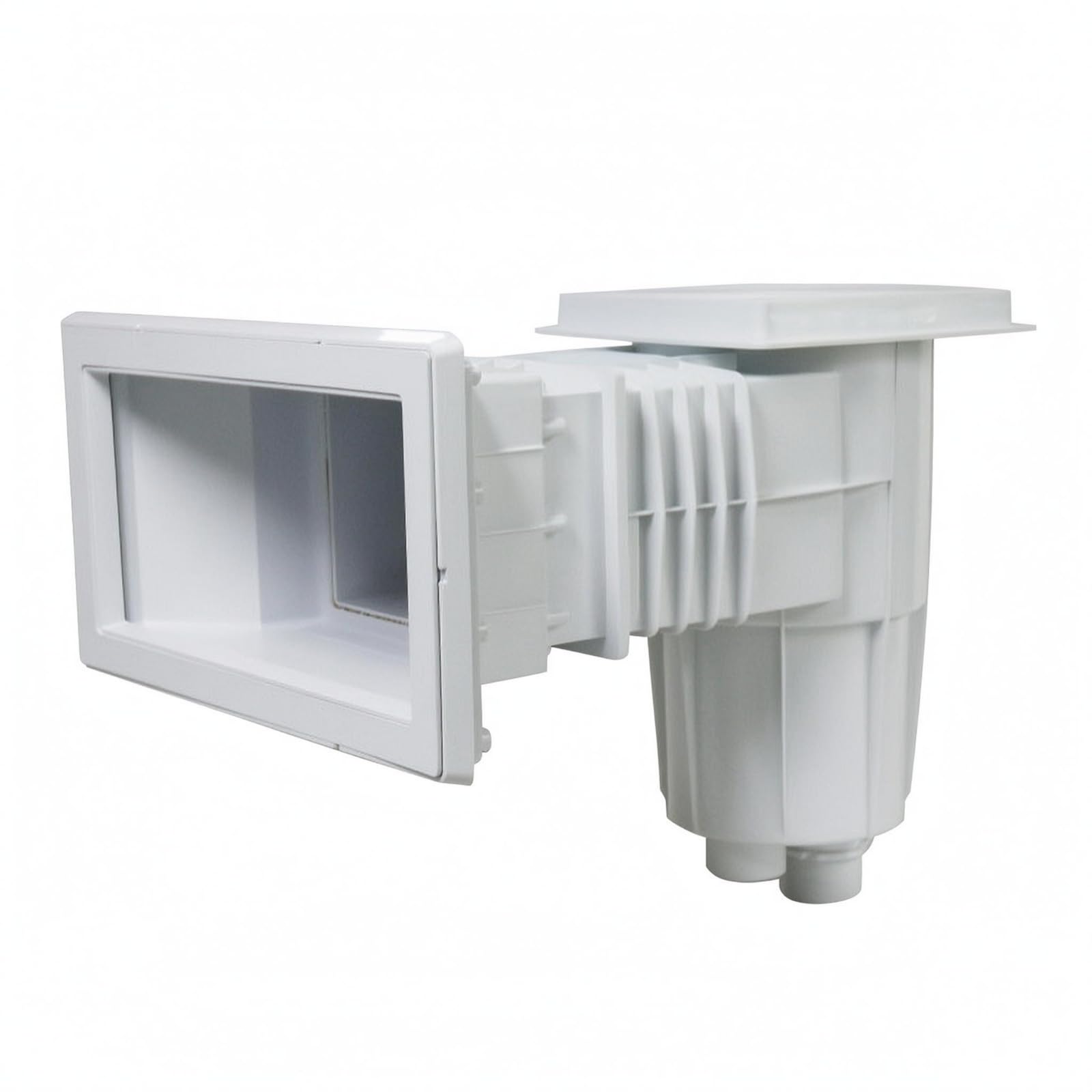 Limpiador de Superficie de Piscina Skimmer Depurador Colector de Hojas Aceites y Espuma en Robusto con Conexiones Inferiores y Sección Adecuado para, AQ-0060V para Piscinas De Membrana