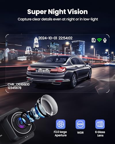 Dellfy Dash Cam, Dashcam Front And Rear Cameras thumb #5