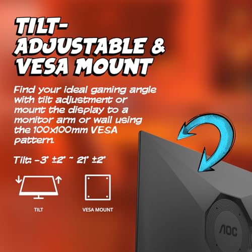 Image of AOC 27 inch Gaming Monitor FHD 260Hz Overclocked IPS G-SYNC Compatible, 27G51Z | 1920x1080 Computer Monitor, 0.5ms, LED, HDR Ready, Audio Earphone out, VESA Mount, Console Ready, 3-Year Zero-Bright-Dot