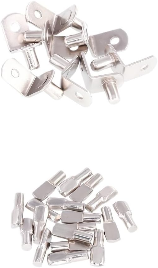 90pcs Cabinet Shelf Pegs, 5mm Shelf Pins, Metal Shelf Bookshelf Pegs, Shelf Pin Shelf Holder, Shelf Pins 5mm Peg Shelf Holders