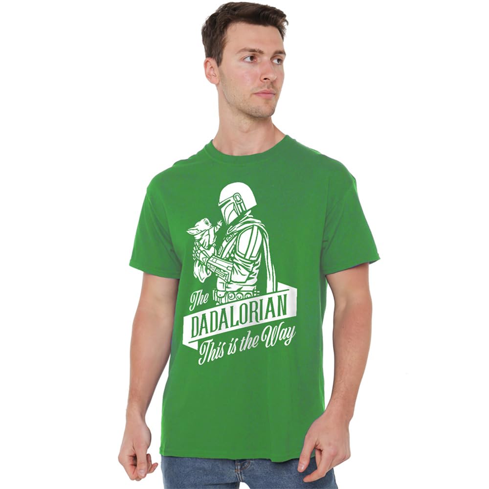 Star Wars Father's Day The Dadalorian Mandalorian Unisex T Shirt, Kelly Green, XXX-Large