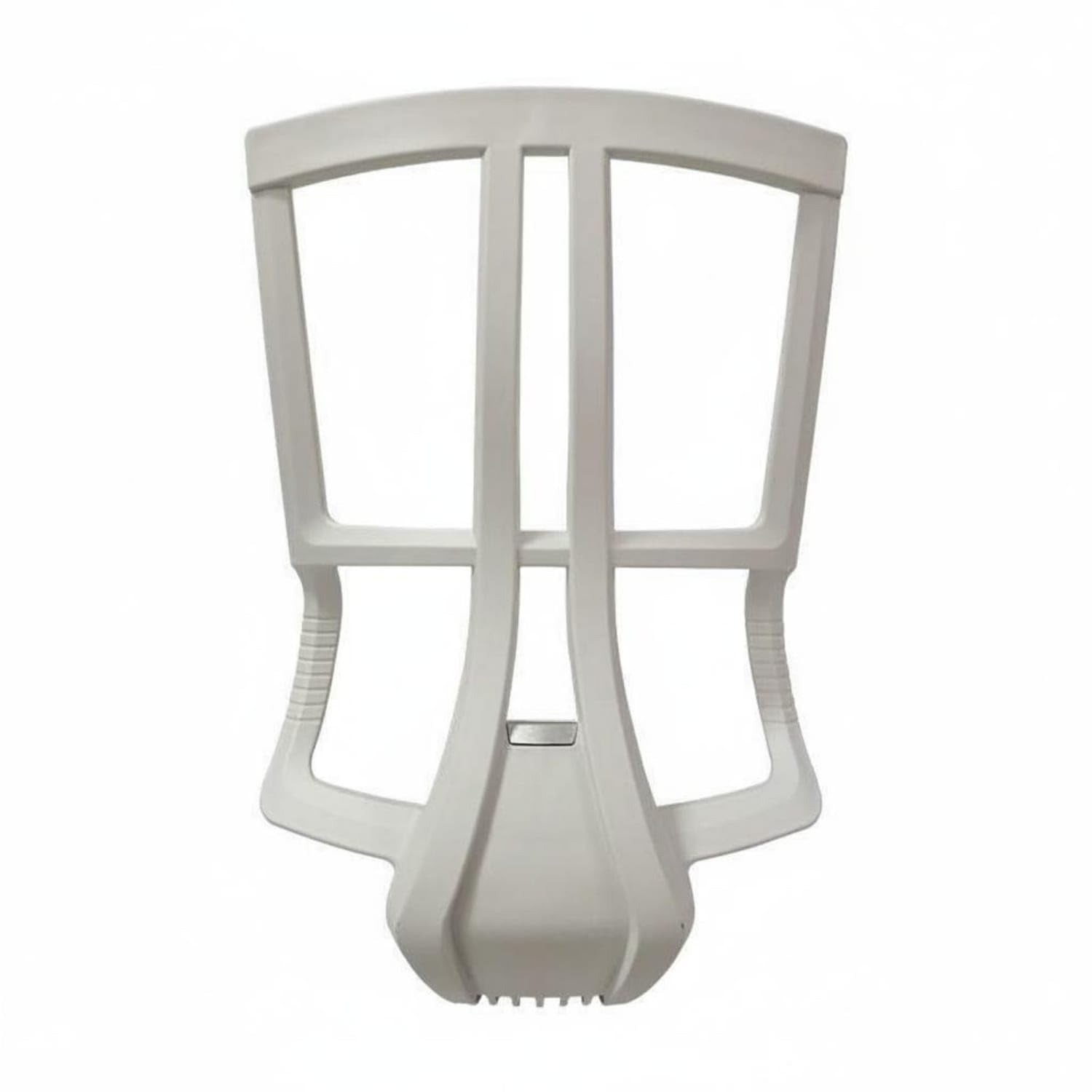 Replacement Part Plastic Chair Back Shell Long-Lasting Office Chair Backrest Frame Versatile Compatibility Furniture Hardware, White-picture-19