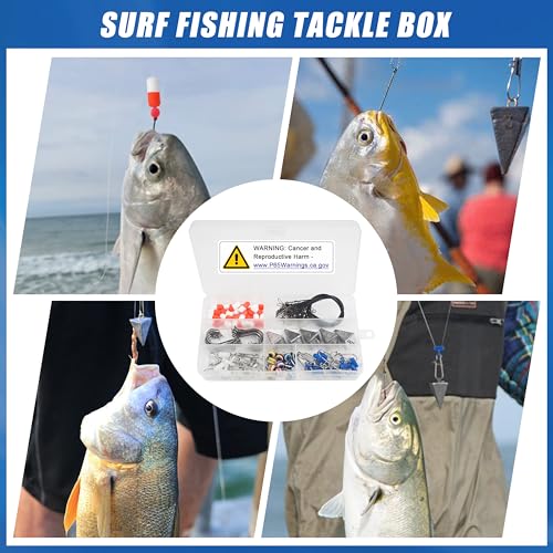 Juego de Anzuelos para Pesca en Surf JOGFFDE XHQY-105PCS FISHING TACKLES 105 Piezas miniatura 6