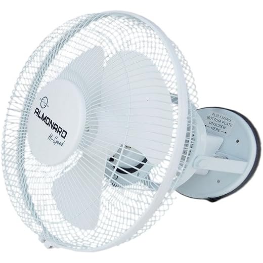 Almonard 12 STD Cabin Fan Grey 300mm