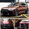 NewL Premium Glossy Liquid Metal Red Vinyl Wrap Sticker for Car DIY Self Adhesive Decal Super Gloss Blood Red Wrap Film (50cm x 150cm) #2