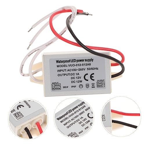 UPKOCH 5Pcs LED Driver Luz De Tira Luz Ao Ar Livre Liga De Alumínio