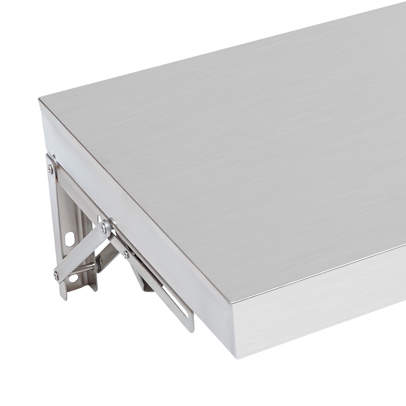 Składany stół ścienny, 100 x 30 x 5 cm, składany regał sprzedażowy, wózek do serwowania potraw, składany regał ścienny do kuchni, hoteli, szpitali