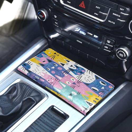 Organizador de documentos para auto cuero miniatura 5
