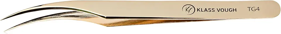 Pinça Para Alongamento De Cílios Ponta Curva TG04 - Klass Vough