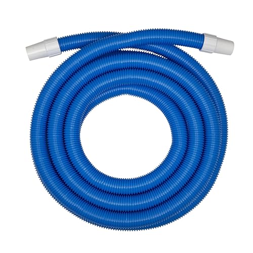 Swimming Pool Vacuum Hose for Above Ground and Some In-Ground Pools Head and Reel Not Included 1 Diameter 24 Long Chemical and Weather-Resistant Rolls for Easy Storage