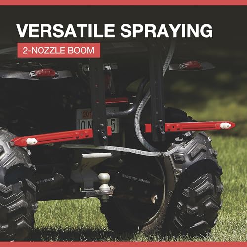 NorthStar ATV Broadcast and Spot Sprayer with 2-Nozzle Boom- 16-Gallon Capacity, 2.2 GPM, 12 Volts