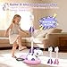 RUIDYA 3 in 1 Musical Jump, Toss Ring Game and Stomping Launch Unicorn Rocket Launcher for Kids Outdoor Toys with Remote Control, Indoor Outside Toy for Kids Ages 3-8