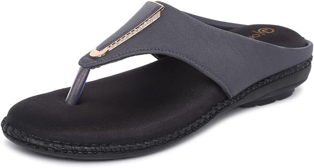 ORTHO JOY Fancy doctor slippers | Stylish chappal for women | Comfortable flat sandals for women stylish