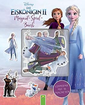 Hardcover Die Eiskönigin 2 - Magnet-Spiel-Buch: Spielspaß mit 16 Magneten [German] Book