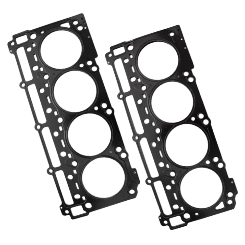Riloer Guarnizione della testata del cilindro, 2 pezzi in metallo per motore dell'auto, set di guarnizioni per testata compatibile con Chrysler compatibile con Dodge compatibile con Jeep compatibile
