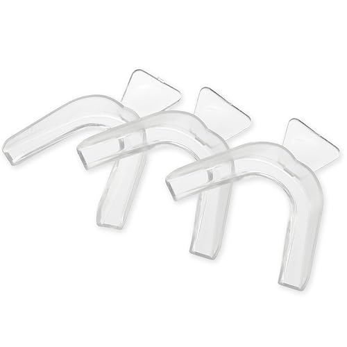 D.I.Y (Hágalo usted mismo) Moldeable Thermofitting Dientes Blanqueamiento Bandejas - 3 bandejas