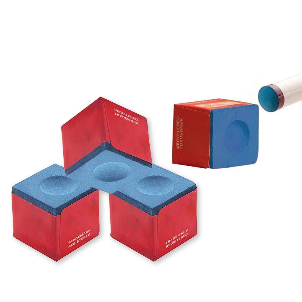 Gessetti Per Biliardo - 12 Pezzi, Cubetti Ad Alta Adesione, Per Stecche Professionali