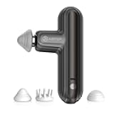 ABPBP Mini Massage Gun, Pocket-Sized Deep Tissue Massager Gun, Portable Percussion Muscle Massager Gun, Convenient, Easy and Practical, Ultra Small & Quiet Muscle Massage (Dark Grey)