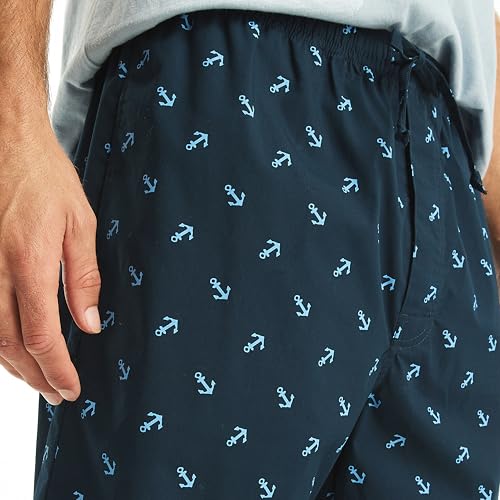 Nautica Men's Sustainably Crafted Printed Poplin Sleep Short4