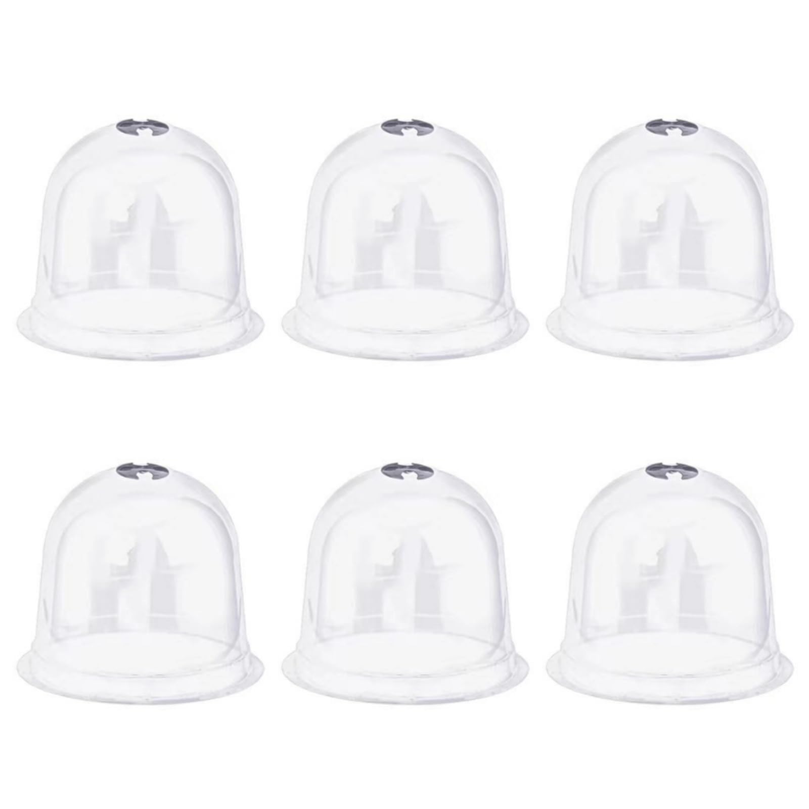 Abri de protection pour plantations sur balcon lot de 6 cloches de jardinage urbain faciles à monter